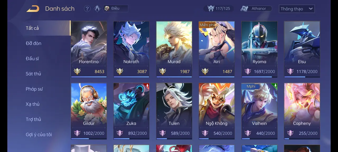 So sánh trước và sau khi cài mod skin Liên Quân