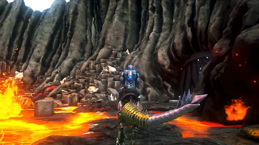 Taming dinosaurs in ARK Ultimate Mobile Edition