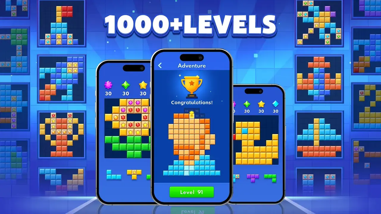 Block Blast! MOD APK block placement strategy