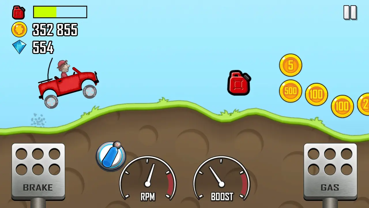 Hill Climb Racing MOD APK screenshot 1