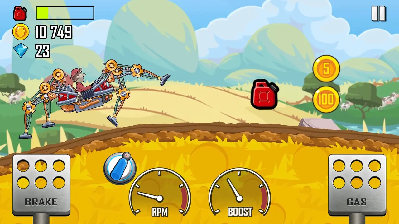 Hill Climb Racing MOD APK screenshot 2