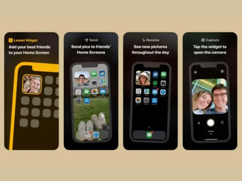 Key features in the Locket Widget APK