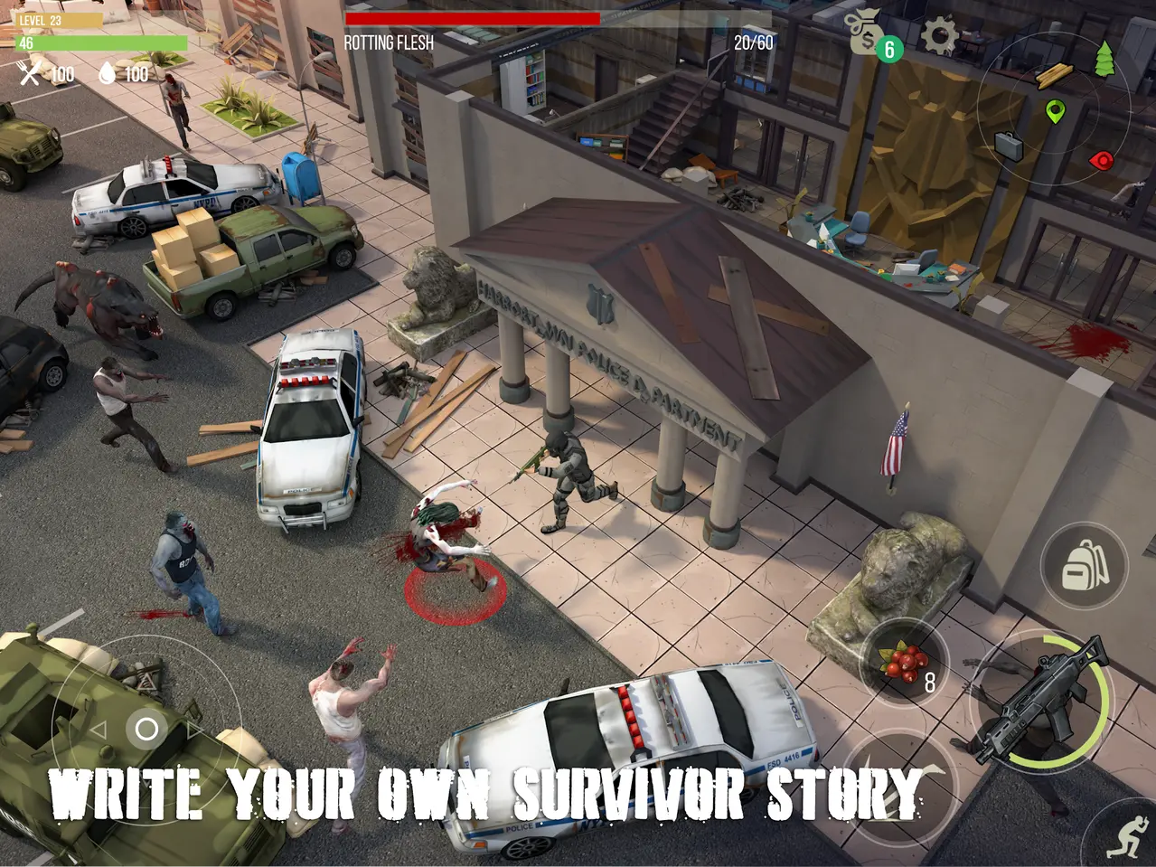 Fighting zombies in Prey Day