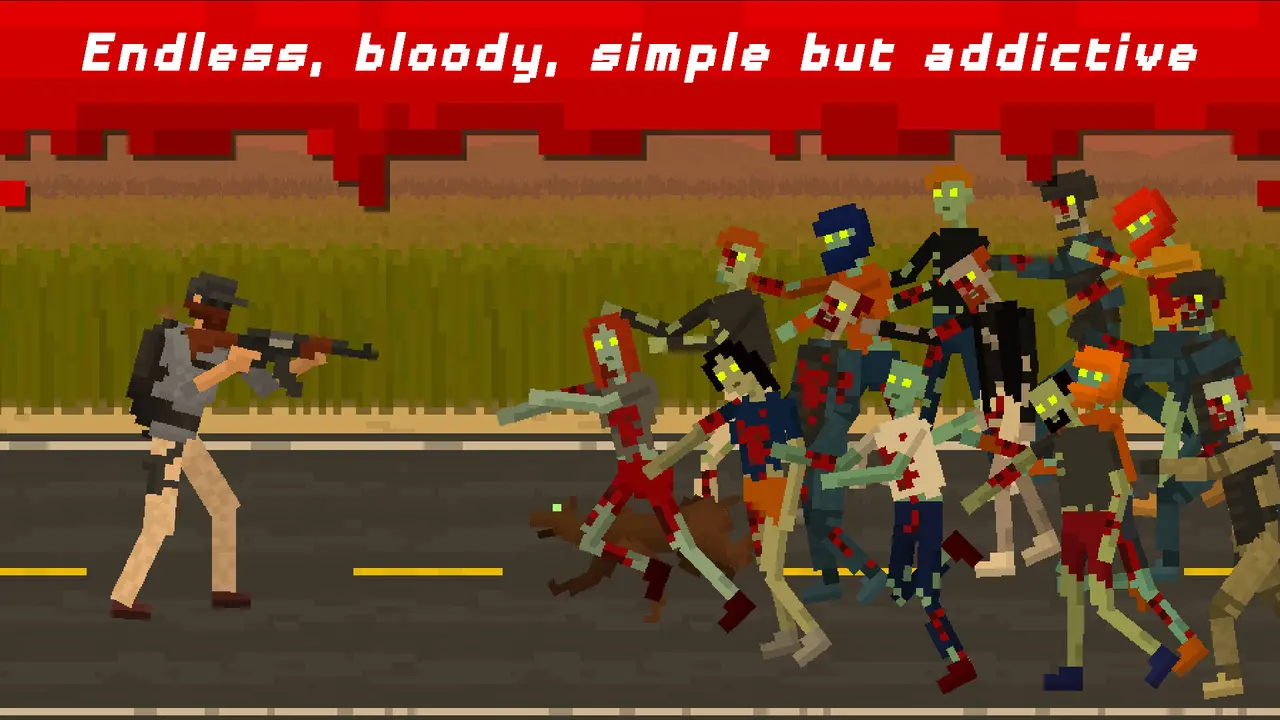 Large-scale enemy battle in They Are Coming MOD APK