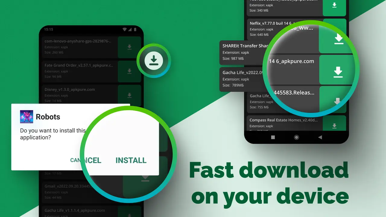 Installing XAPK games using XAPK Installer MOD APK