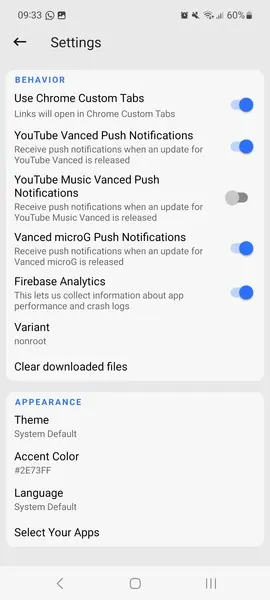 Vanced MicroG MOD APK screenshot 1