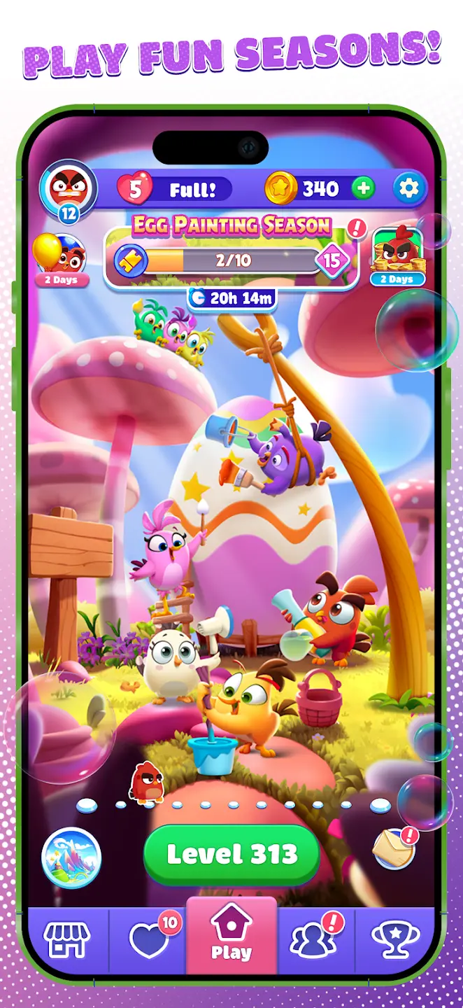 Angry Birds Dream Blast MOD APK screenshot 3