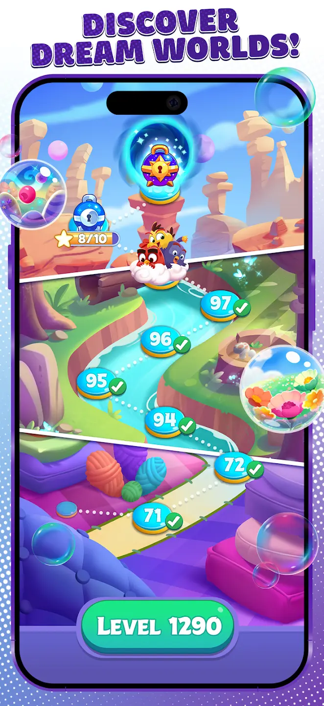 Angry Birds Dream Blast MOD APK screenshot 5