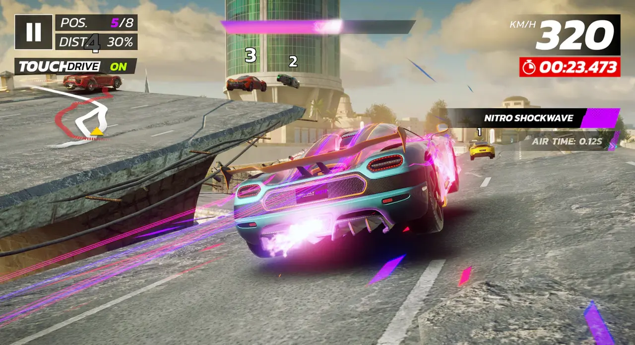 Asphalt Legends Unite high-speed racing