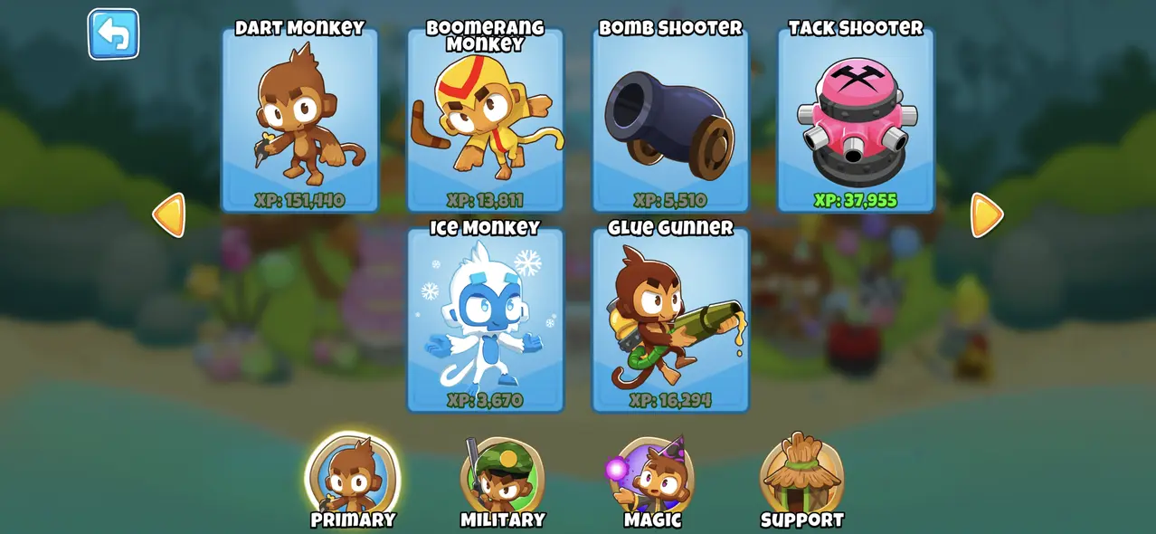 Nâng cấp Monkey Tower trong Bloons TD 6