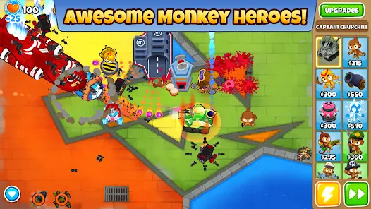 Bloons TD 6 MOD APK ảnh màn hình 1