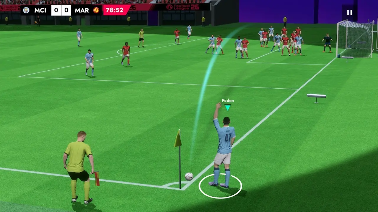 Football League 2026 match interface