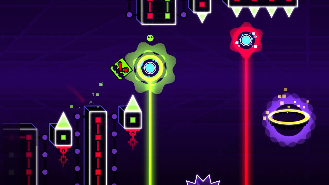 High difficulty level design in Geometry Dash