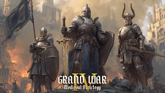 Grand War 4: Medieval Strategy MOD APK screenshot 1