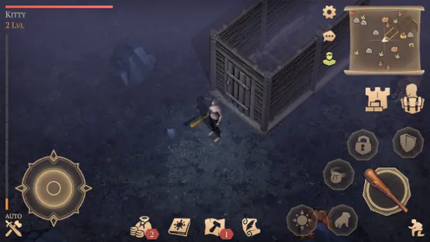 The dark world in Grim Soul Dark Survival RPG