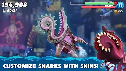 Hungry Shark World MOD APK screenshot 3