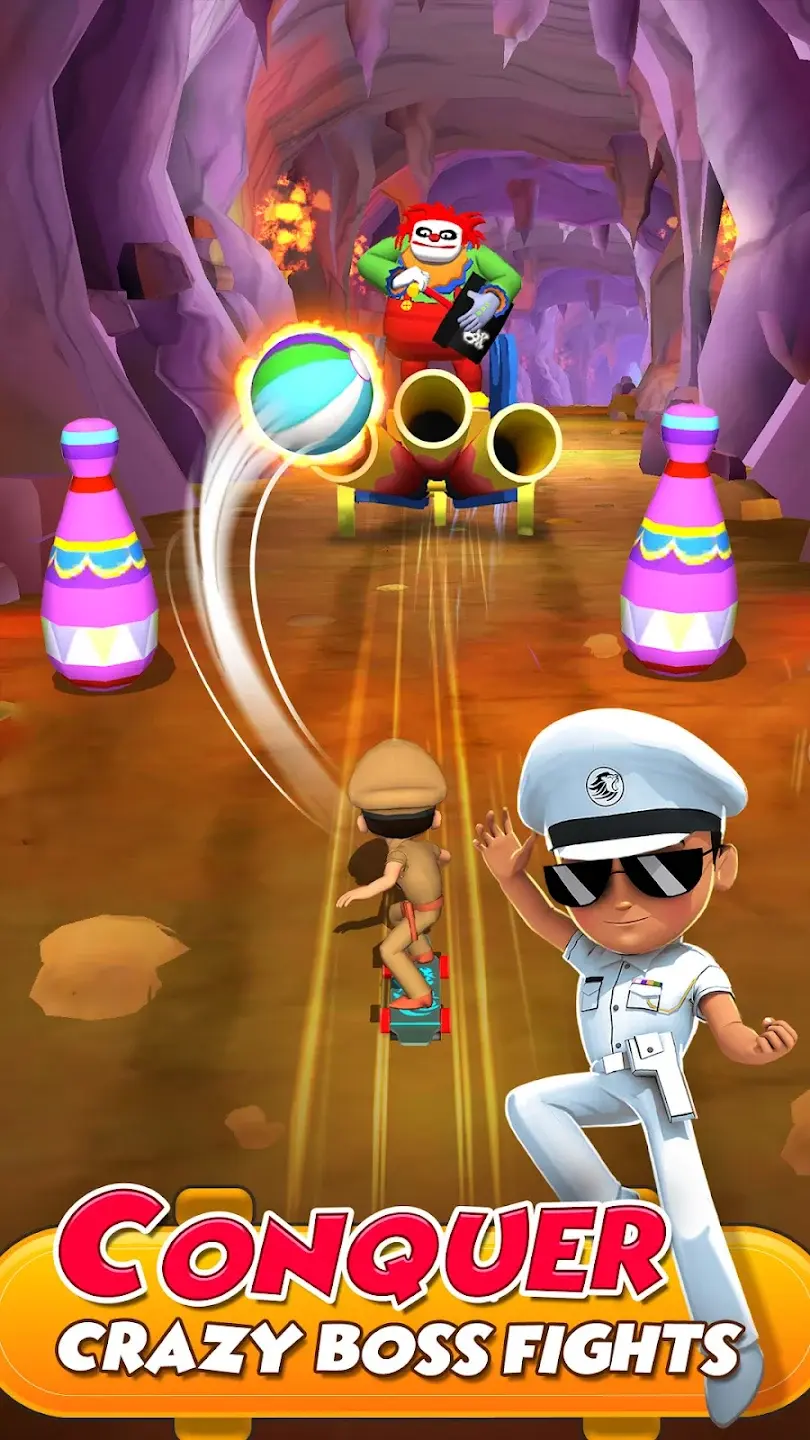 Little Singham Super Skater MOD APK screenshot 4