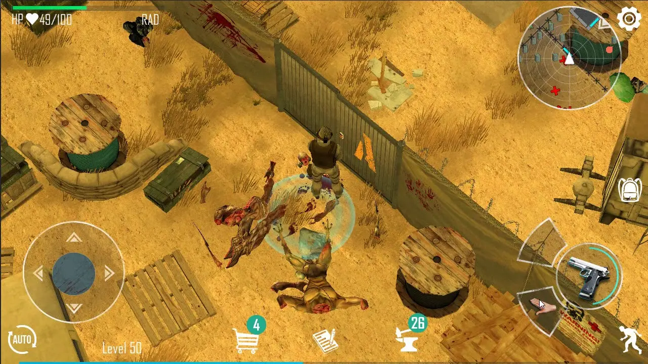 Survival map in Live or Die Survival