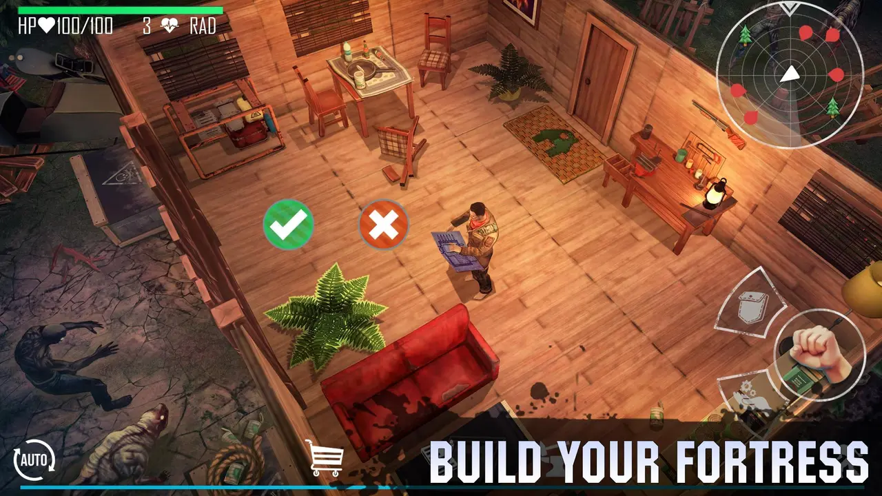 Base building in Live or Die Survival