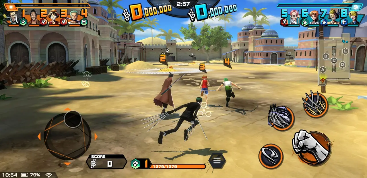 ONE PIECE Bounty Rush gameplay battlefield