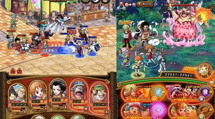 ONE PIECE TREASURE CRUISE turn-based gameplay