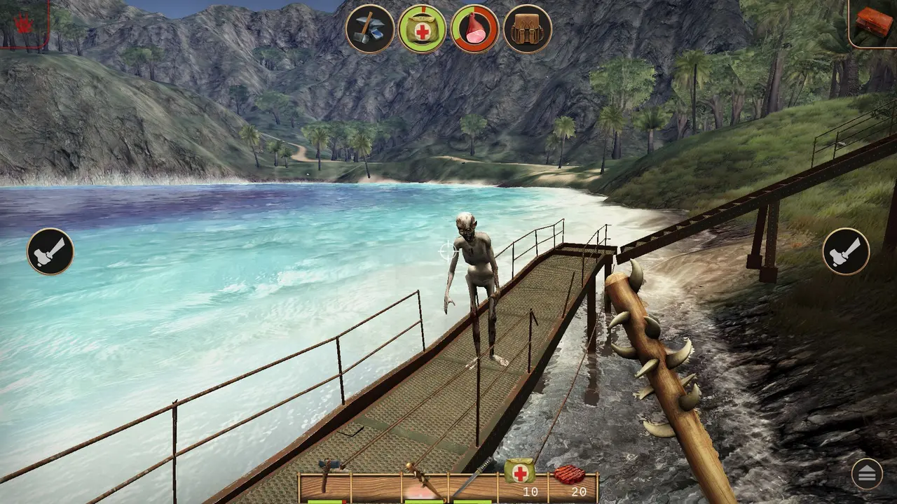 Deserted island scenery in Radiation Island
