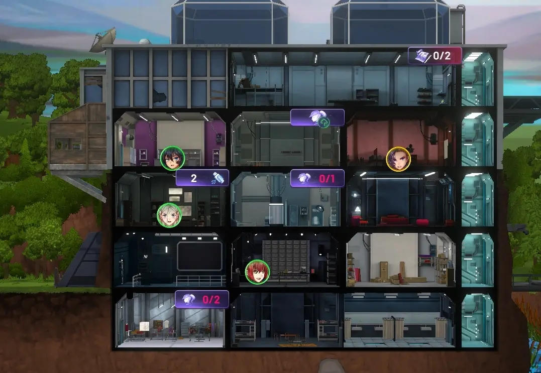 Shelter 69 gameplay tổng quan trong hầm trú ẩn