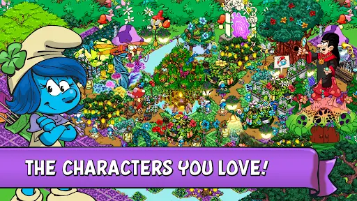 Ngôi làng của Smurfs MOD APK ảnh chụp màn hình 3