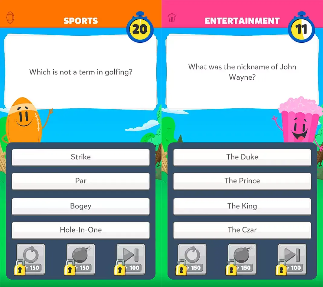 Trivia Crack 2 APK question system