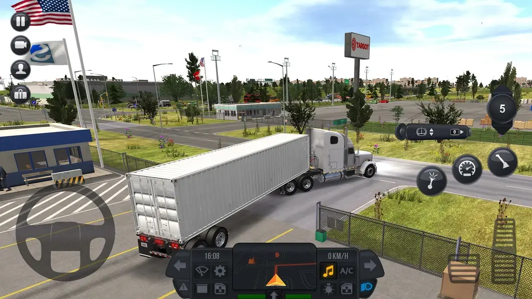 Truck Simulator Ultimate gameplay on the highway