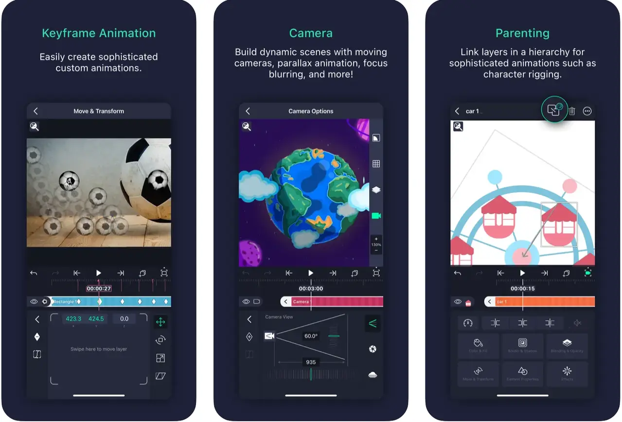 Alight Motion MOD APK editing interface