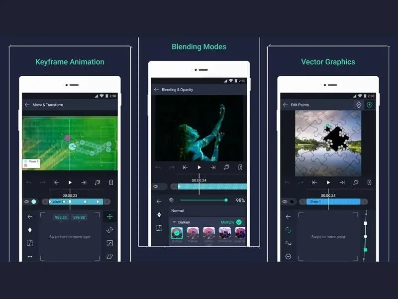 Advanced mobile video editing in Alight Motion MOD