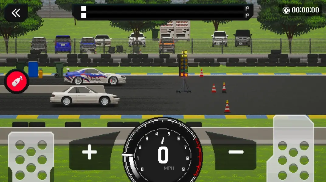 Drag race in APEX Racer MOD APK