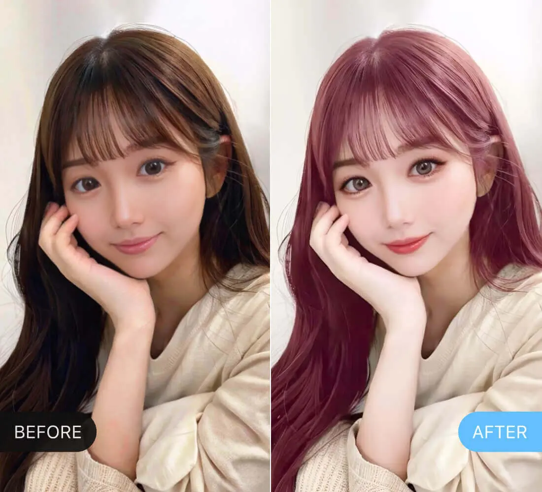 Skin smoothing feature in BeautyPlus MOD APK