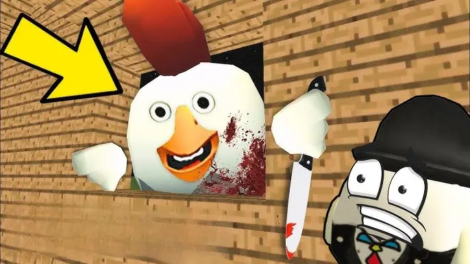 Chicken Gun gameplay with armed chickens