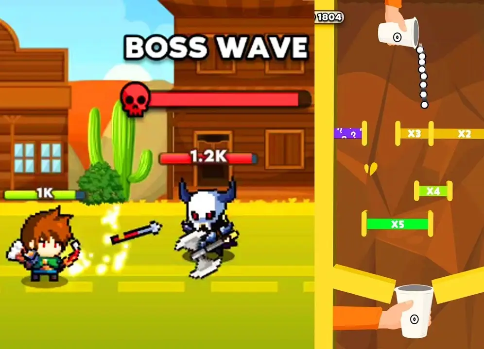 Cup Heroes MOD APK boss battle