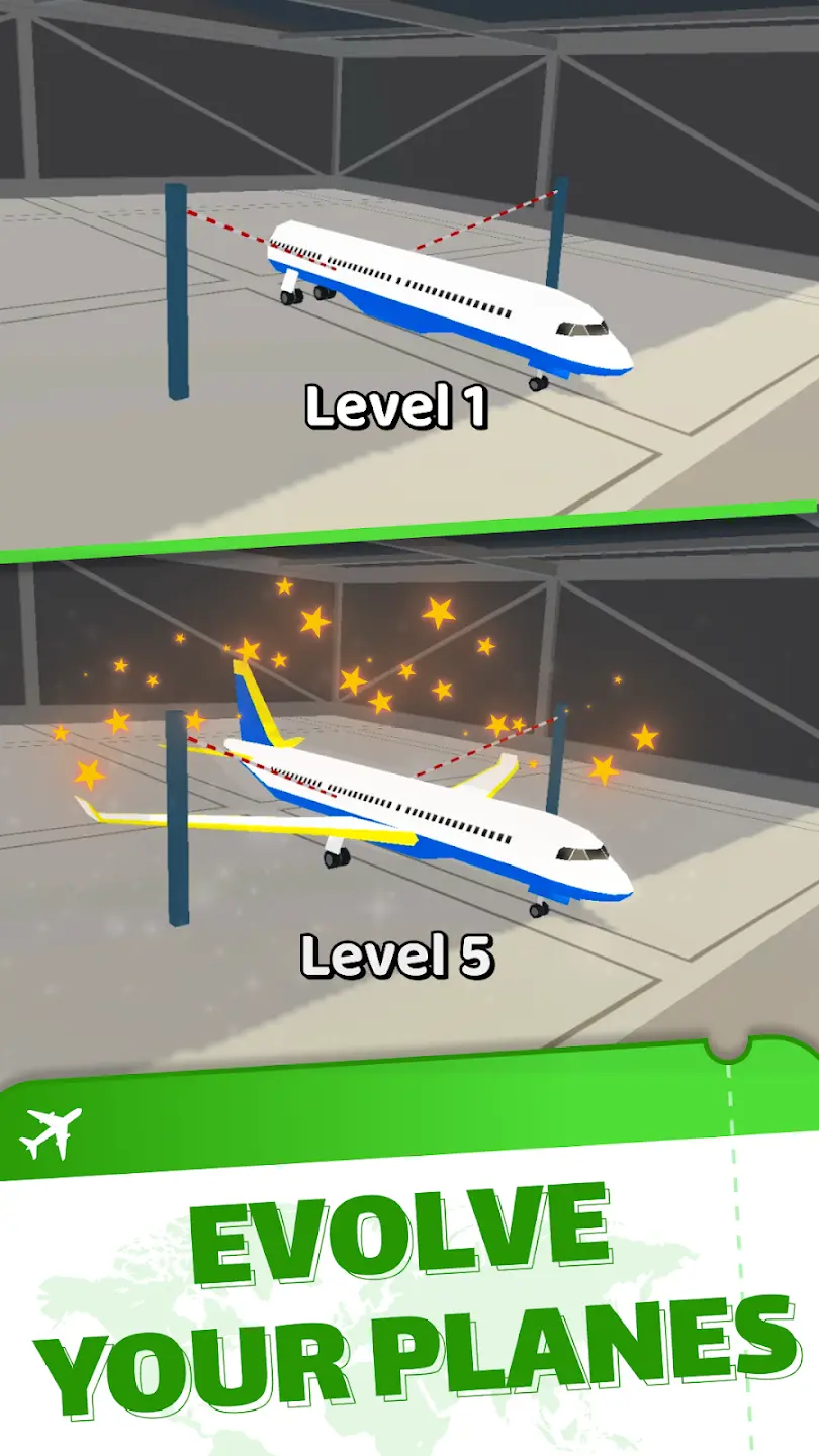 Epic Plane Evolution MOD APK screenshot 4