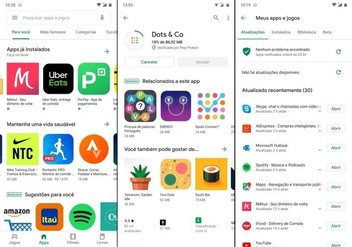 Google Play Store interface on Android device