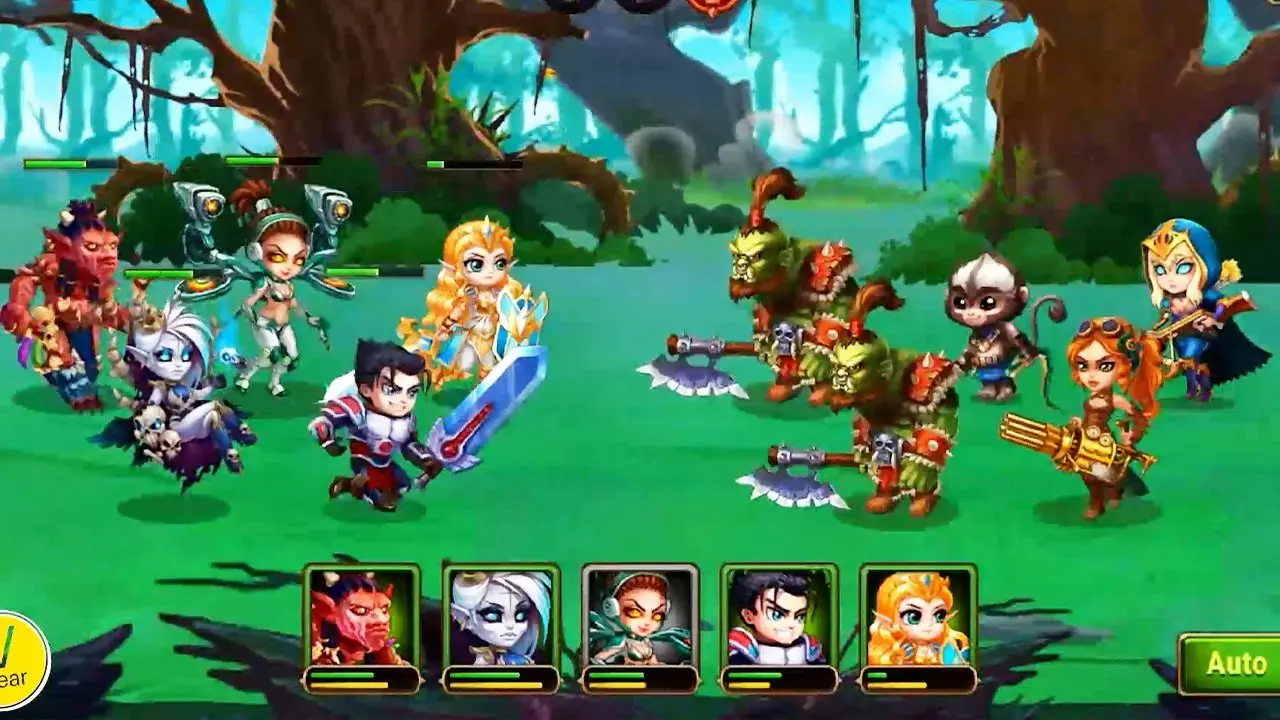 Energy bar system in Hero Wars Alliance