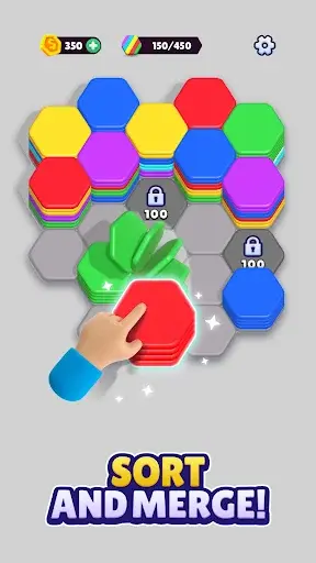 Hexa Sort MOD APK screenshot 3