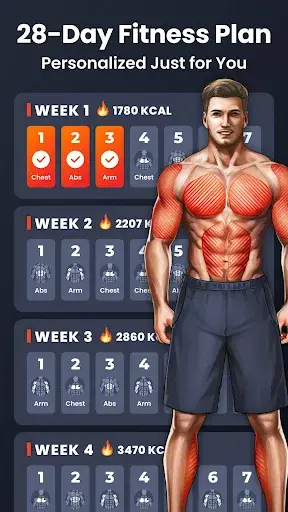 Home Workout – No Equipment MOD APK ảnh chụp màn hình 2