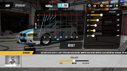 Car upgrades in Horizon Driving Simulator MOD APK