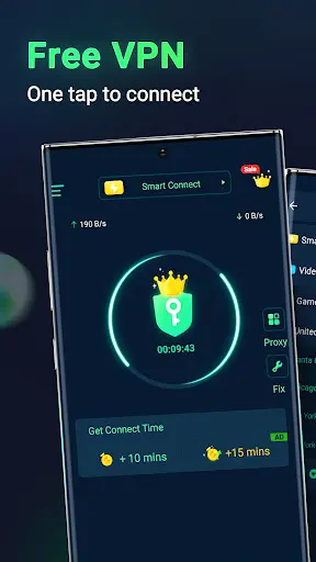 Giao diện chính của MATE VPN APK