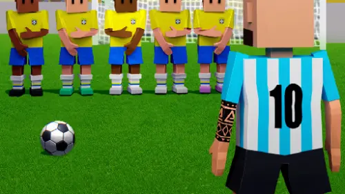 Mini Soccer Star match gameplay interface