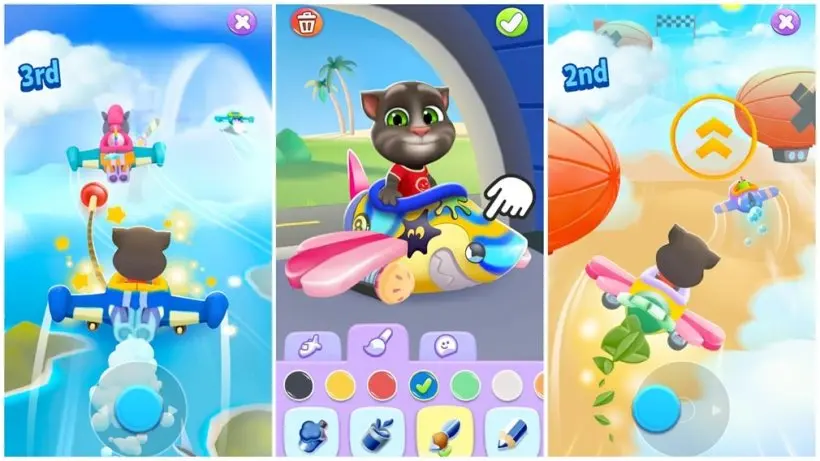 Mini games in My Talking Tom 2