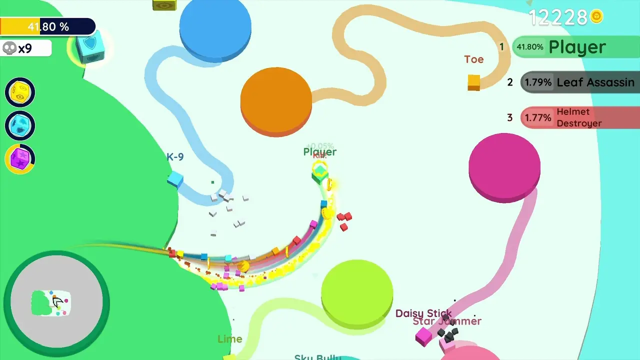 Paper.io 2 territory gameplay