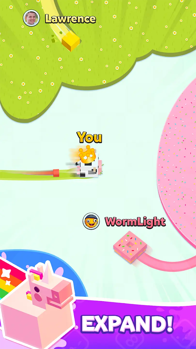 Paper.io 2 MOD APK screenshot 2
