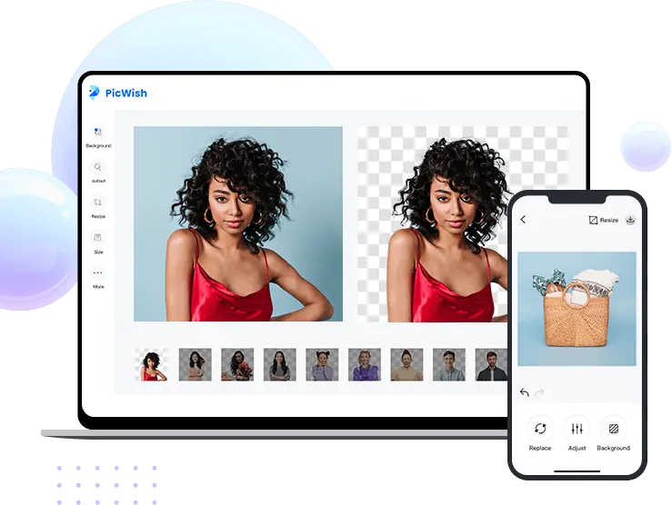 Giao diện chỉnh sửa ảnh PicWish  APK