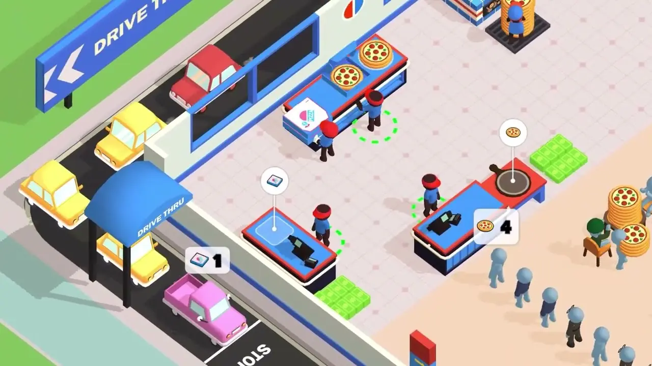 Pizza Ready MOD APK gameplay pizza shop management