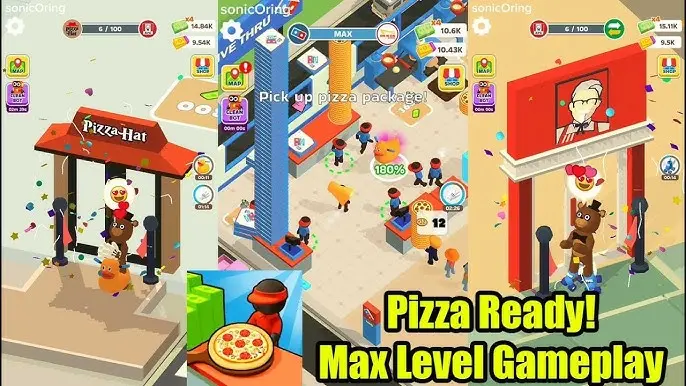 Expanding pizza empire in Pizza Ready MOD APK